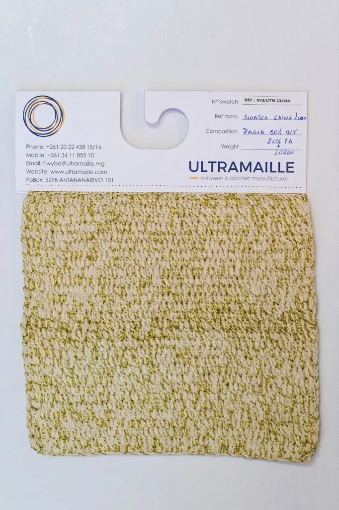 Swatch chiné lurex Paola