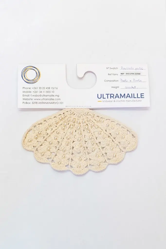 Swatch perlé crochet